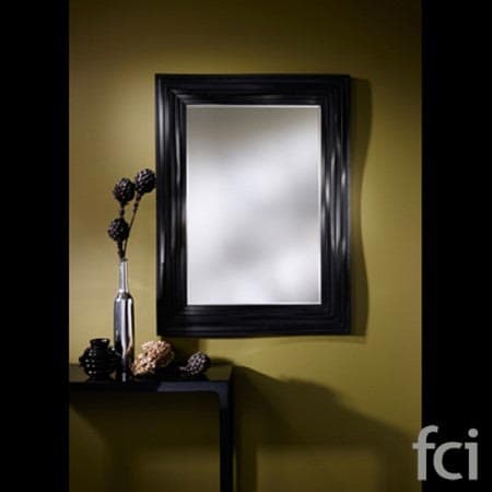 Topo Black Wall Mirror by Reflections