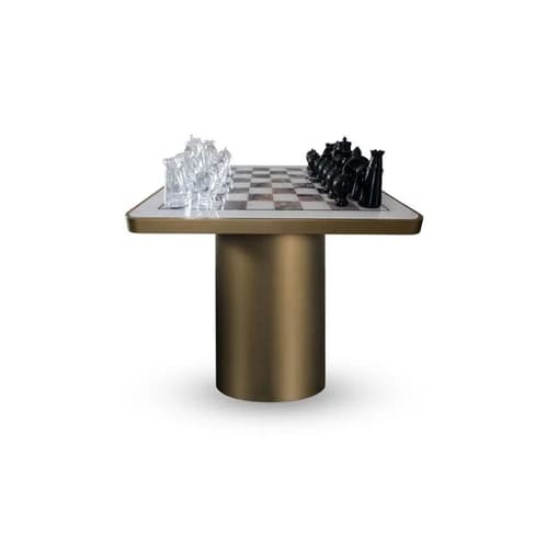 Tau 40 Steel Chess Side Table by Reflex Angelo