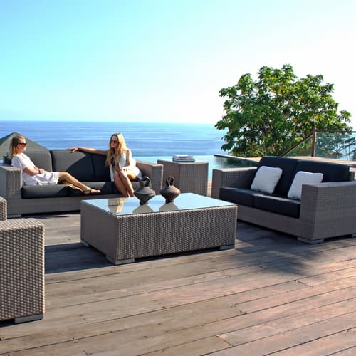 Brando Love Blue Outdoor Sofa by Skyline Design
