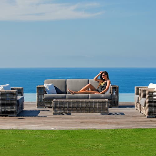 Castries Outdoor Sofa by Skyline Design