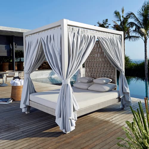 Strips Four Poster Daybed by Skyline Design