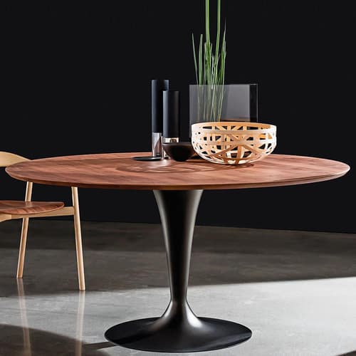 Flute Wood Dining Table by Sovet Italia