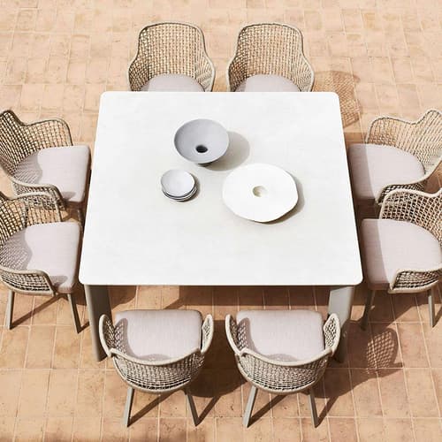 Plinto Outdoor Table by Varaschin