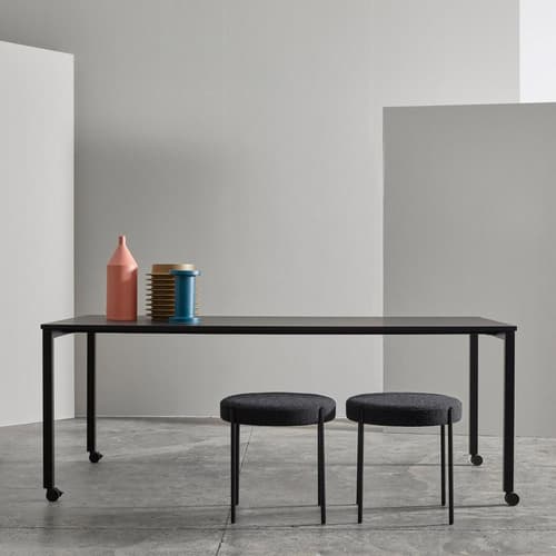 Panton Move Black Dining Table by Verpan