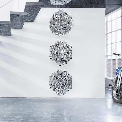 Spiral Sp3 Silver Pendant Lamp by Verpan