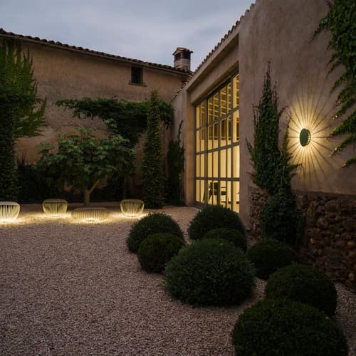 Meridiano Wall Outdoor Lighting by Vibia