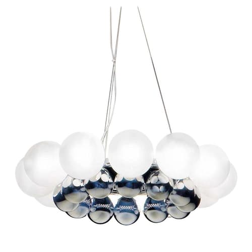 24 Pearls Suspension Lamp by Vistosi