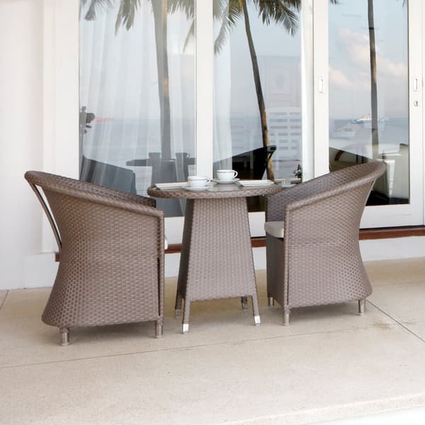 Chester Outdoor Armchair by Skyline Design, aluminium-framed rattan-weave outdoor armchair