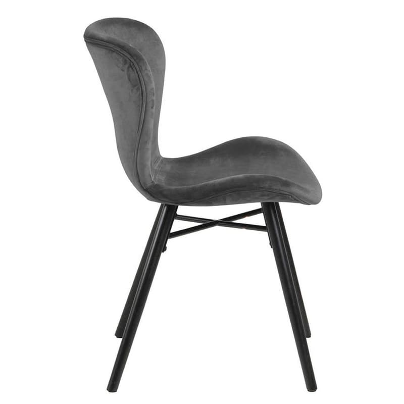 Batilda A1 Dark Grey Dining Chair By Dk Modern