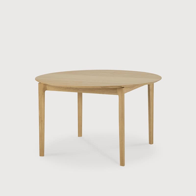Oak Bok Extendable Round Dining Table  by FCI London