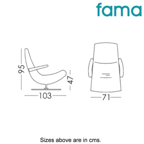 Swing Armchair by Fama
