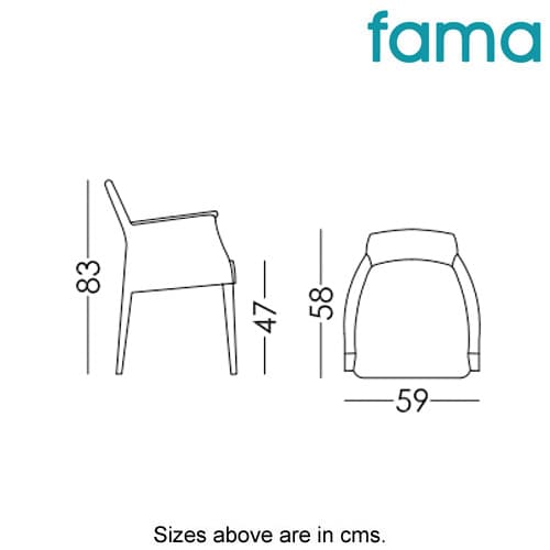 Betty Armchair by Fama