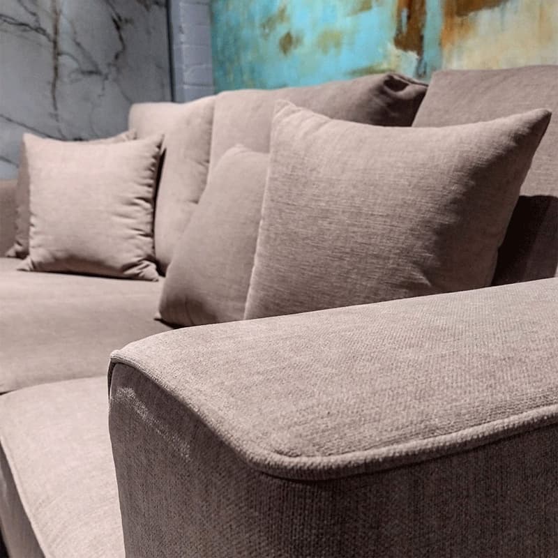 Grey Custom 3 Cushions Sofa by FCI Clearance by FCI London