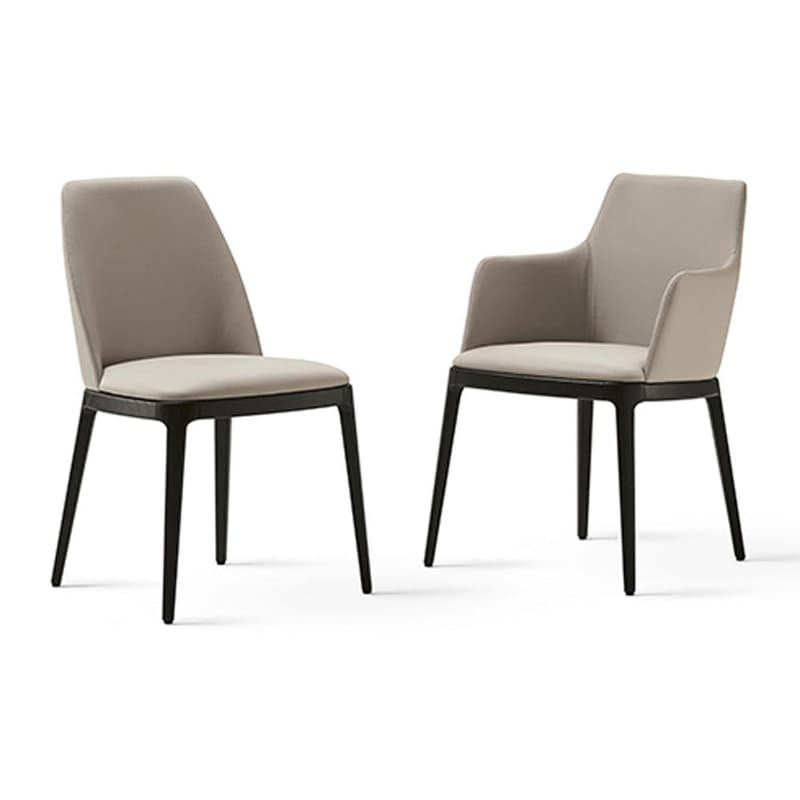 Max Wood Base Dining Chair By Italforma