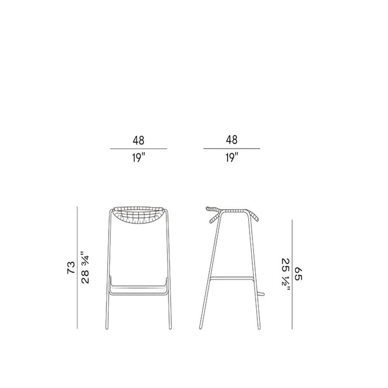 Egao Outdoor Barstool By FCI London