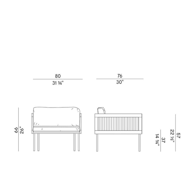 Loom 880Pr Outdoor Armchair By FCI London
