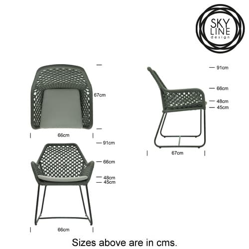 Kona Small Outdoor Armchair by Skyline Design