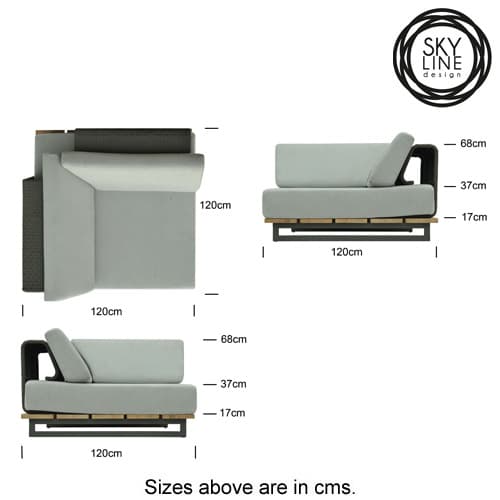 Ona Corner Outdoor Sofa by Skyline Design