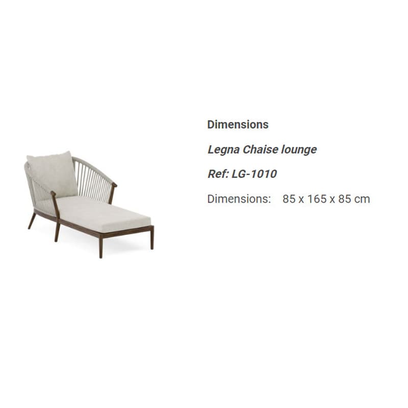 Legna Chaise Longue by Skyline Design