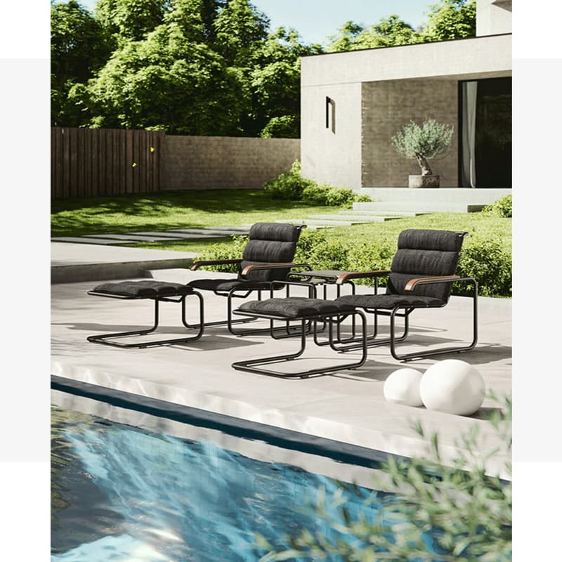 S 35 N Cushion Outdoor Armchair by Thonet | By FCI London