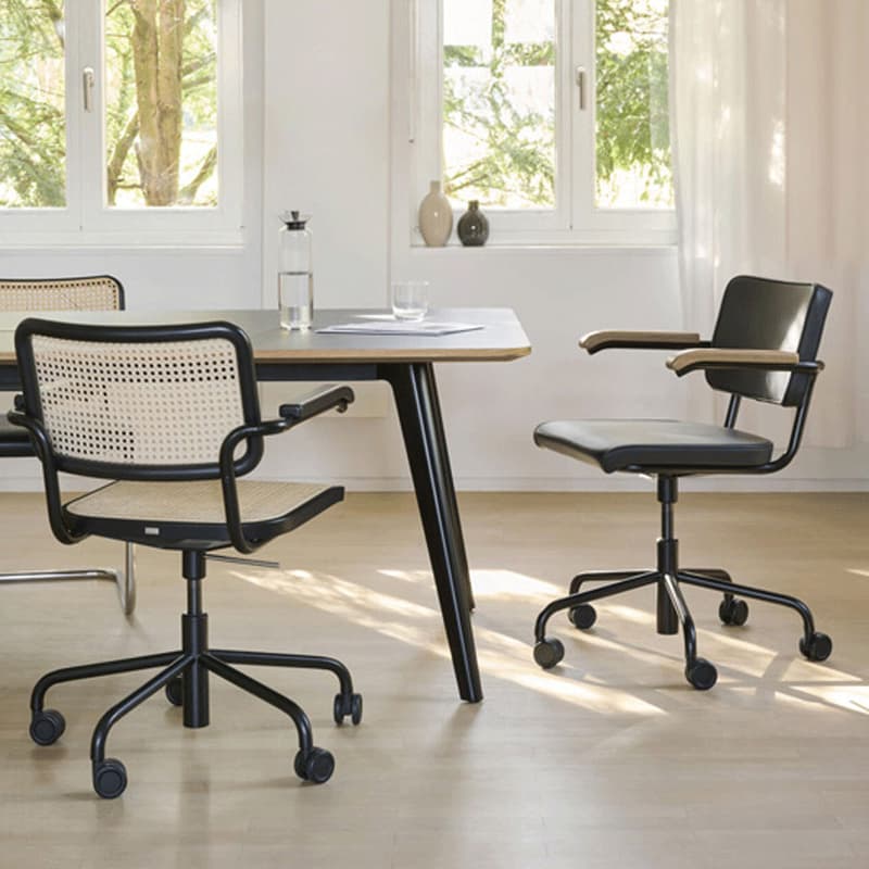 S 64 Pvdr Swivel Chair by Thonet | By FCI London