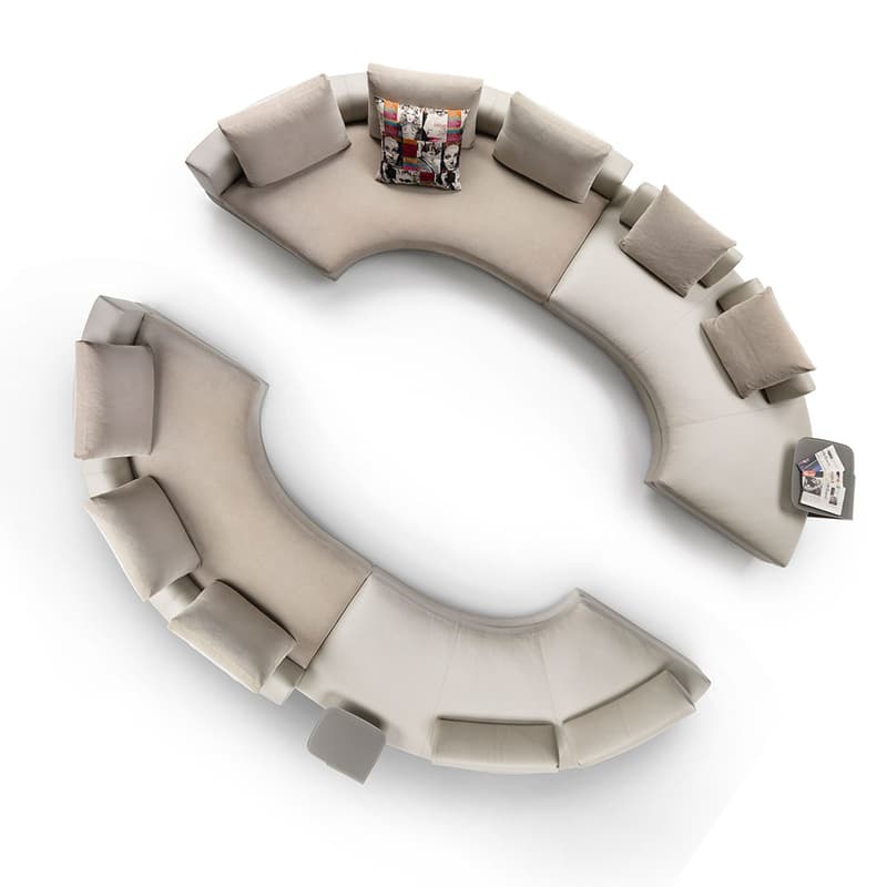 Vogue Curve Modular Sofa Accent Collection By Naustro Italia