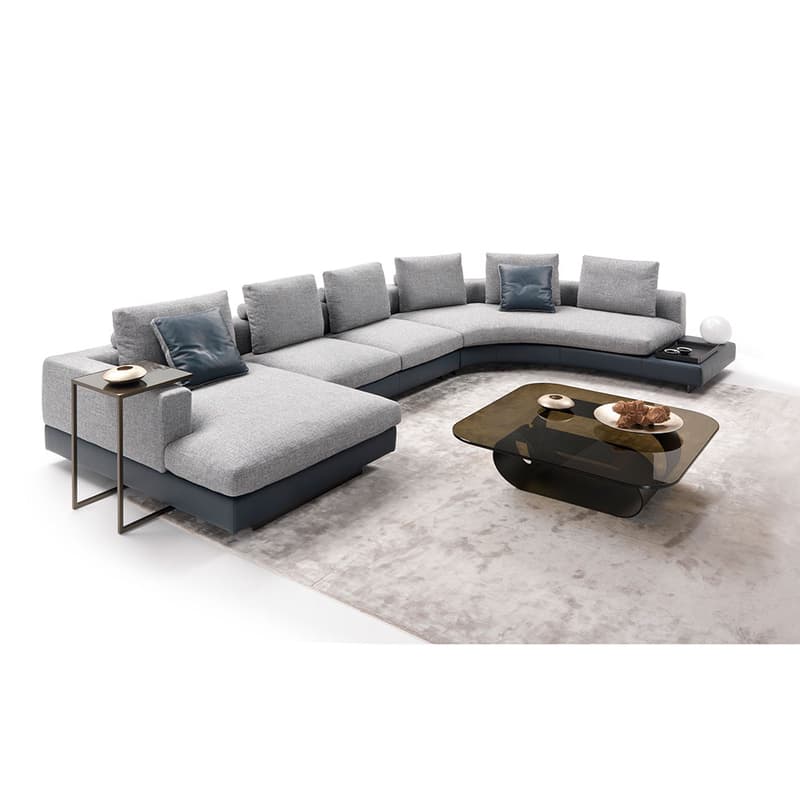 Vogue Curve Modular Sofa Accent Collection By Naustro Italia