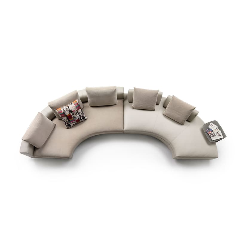 Vogue Curve Modular Sofa Accent Collection By Naustro Italia