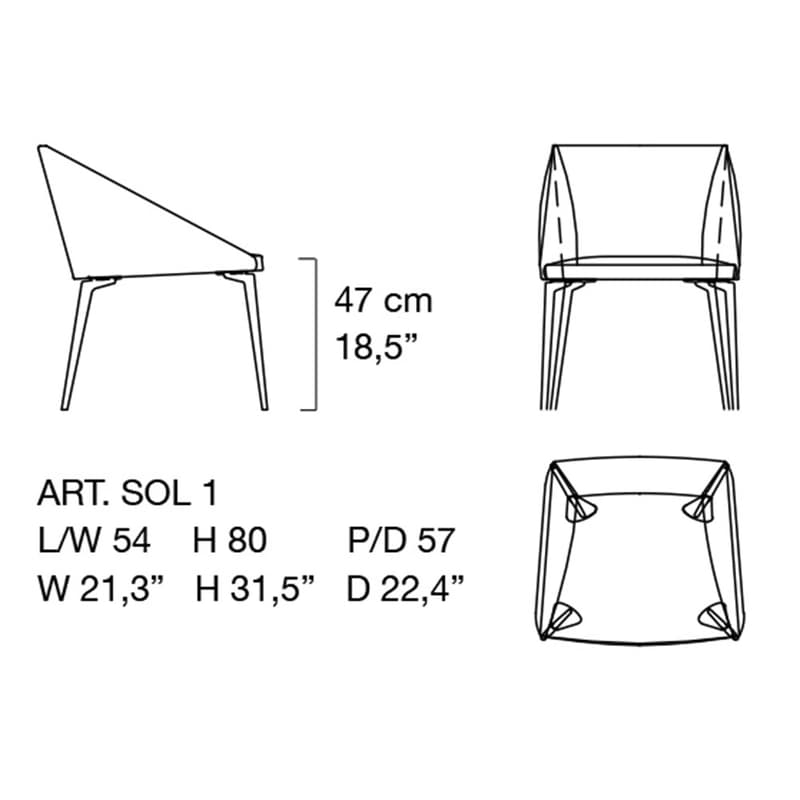 Olimpia Dining Chair by Alivar