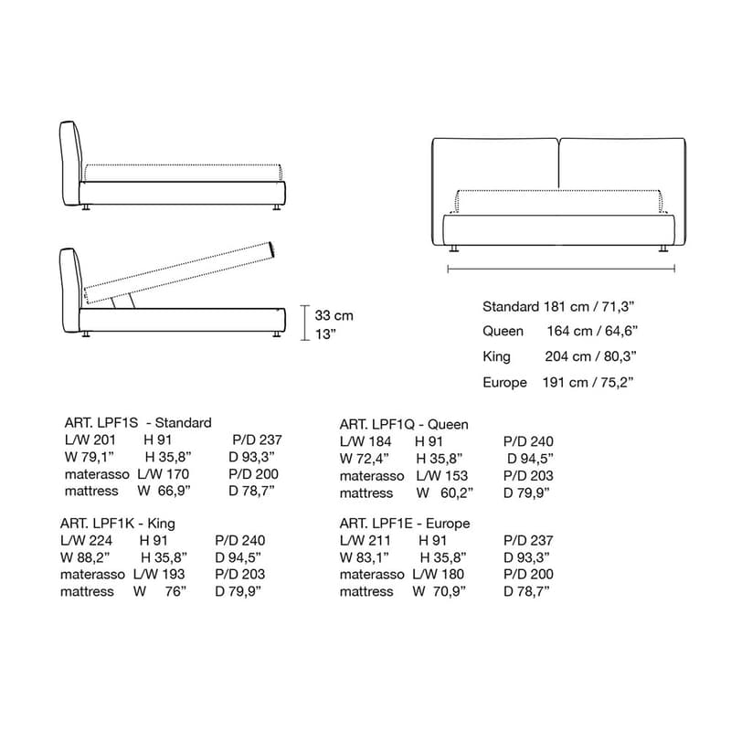 Parsifal Double Bed by Alivar