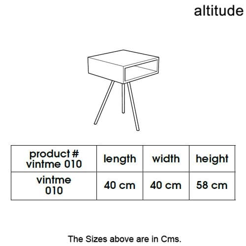 Vintme 010 Side Table by Altitude