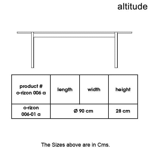 O-Rizon 006 A Coffee Table by Altitude