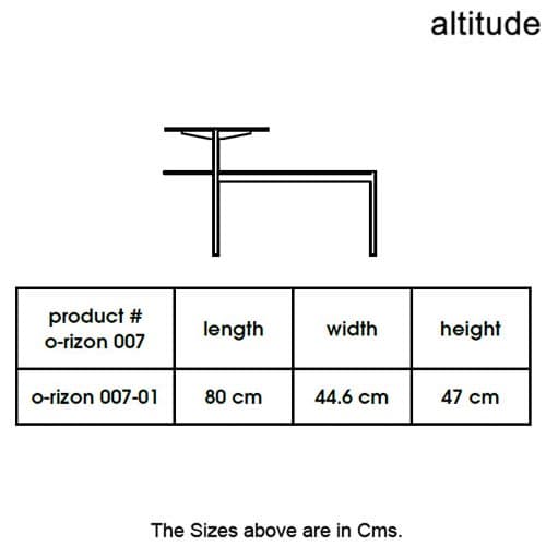 O-Rizon 007 Coffee Table by Altitude