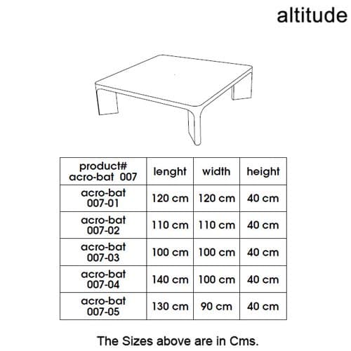 Acro-Bat 007 Coffee Table by Altitude