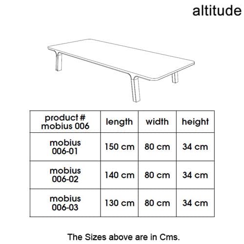 Mobius 006 Coffee Table by Altitude