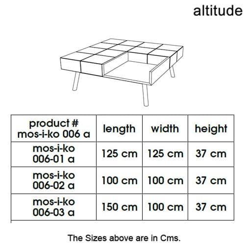 Mos-i-ko 006 Coffee Table by Altitude