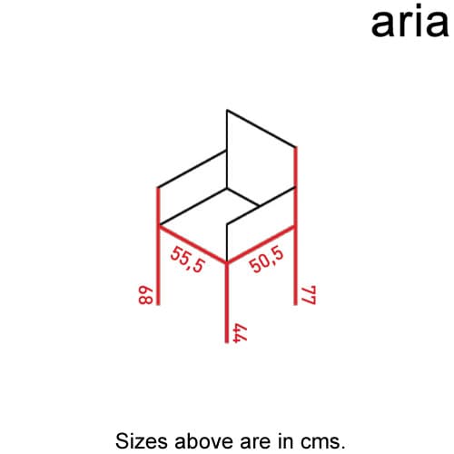 Arka Bar Stool by Aria