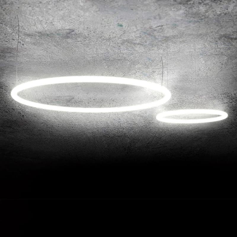 Alphabet Of Light Circular Suspension Lamp by Artemide