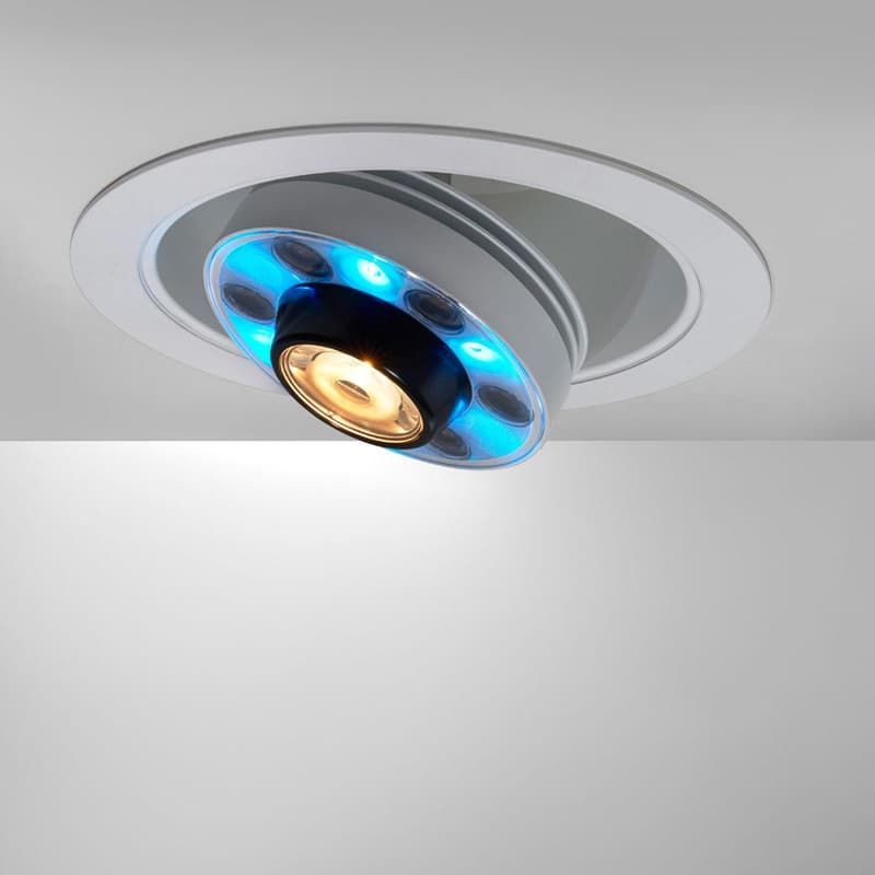 Lot Rgb White Recessed Ceiling Lamp by Artemide