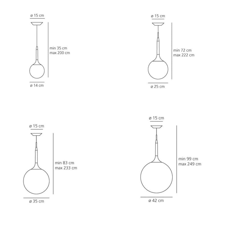 Castore Suspension Lamp Artemide FCI London