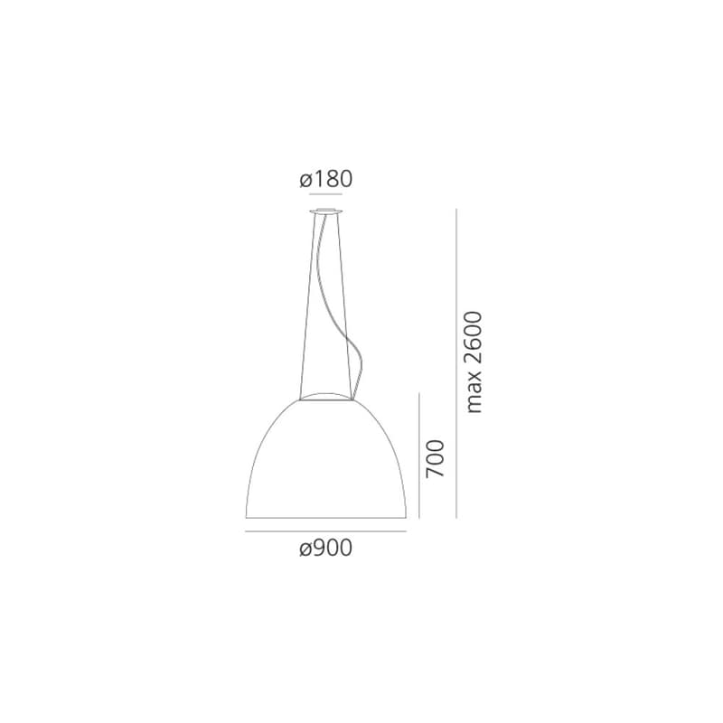 Only 1618 Suspension Lamp by Artemide