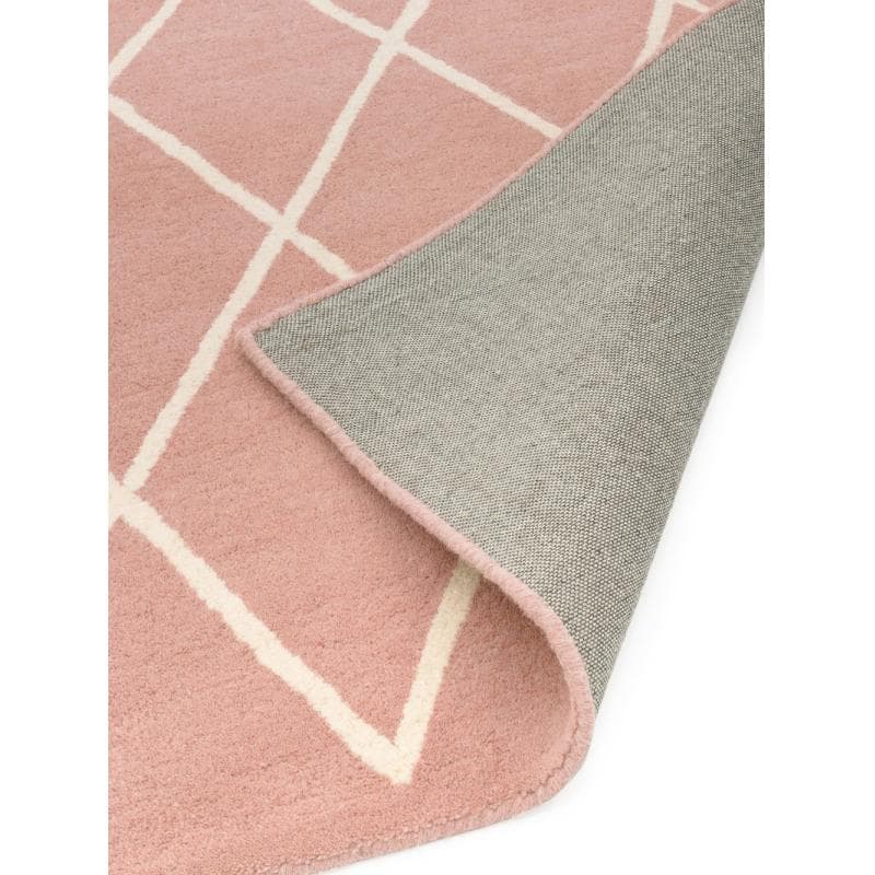 Albany Diamond Pink Rug by Attic Rugs