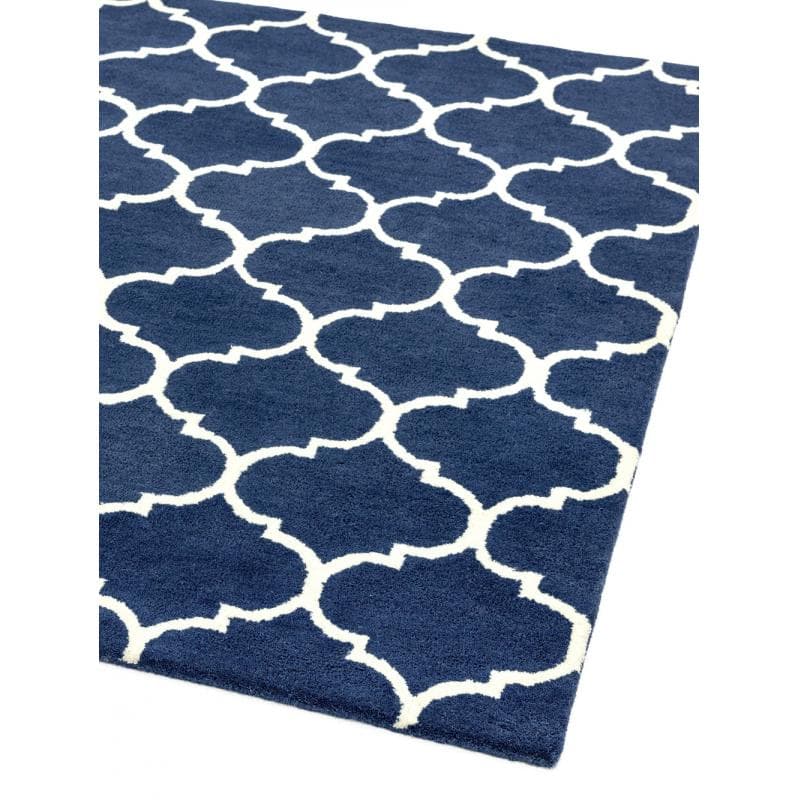 Albany Ogee Blue Rug by Attic Rugs