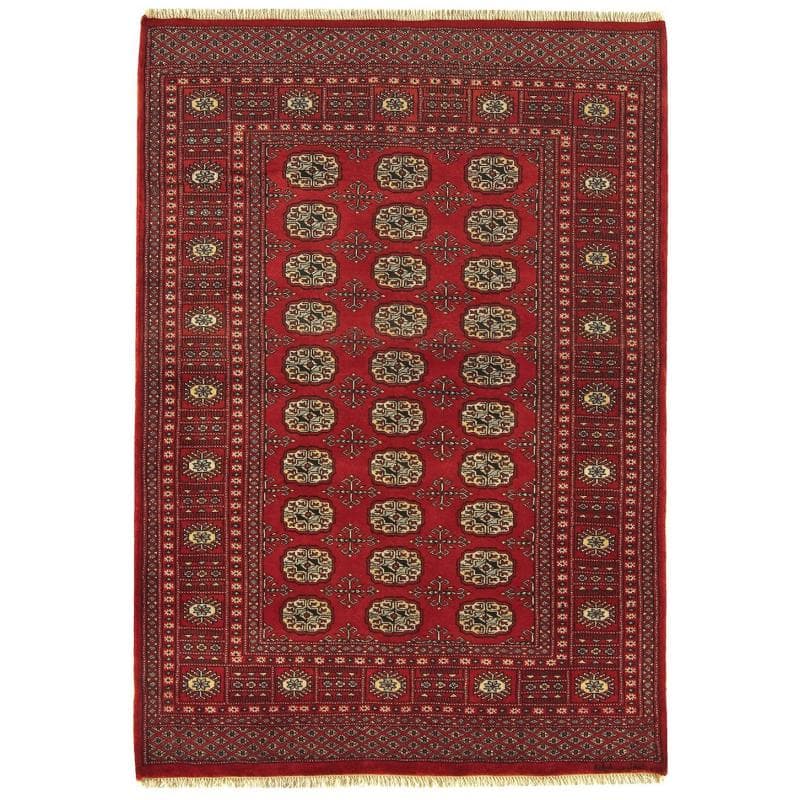 Bokhara Red Rug by Attic Rugs
