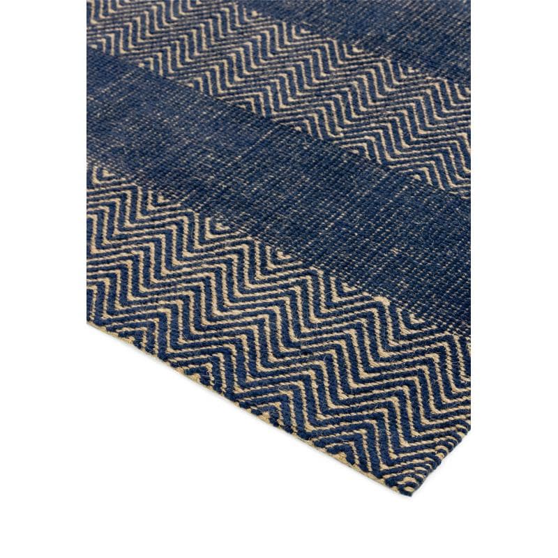 Ives Navy Blue Rug by Attic Rugs