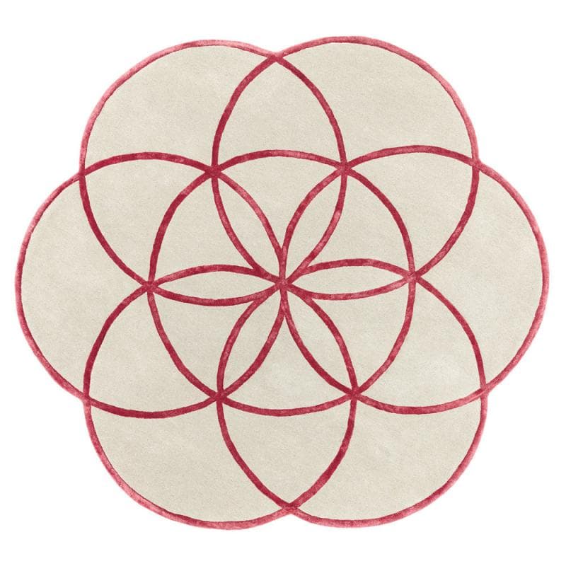 Lotus Red Rug by Attic Rugs