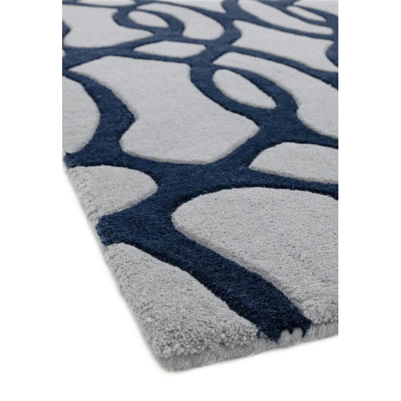 Matrix Max36 Wire Blue Rug by Attic Rugs