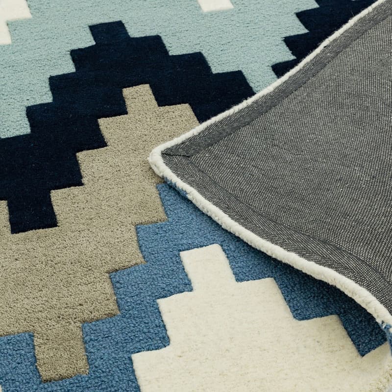 Matrix Max70 Cuzzo Blue Runner Rug by Attic Rugs