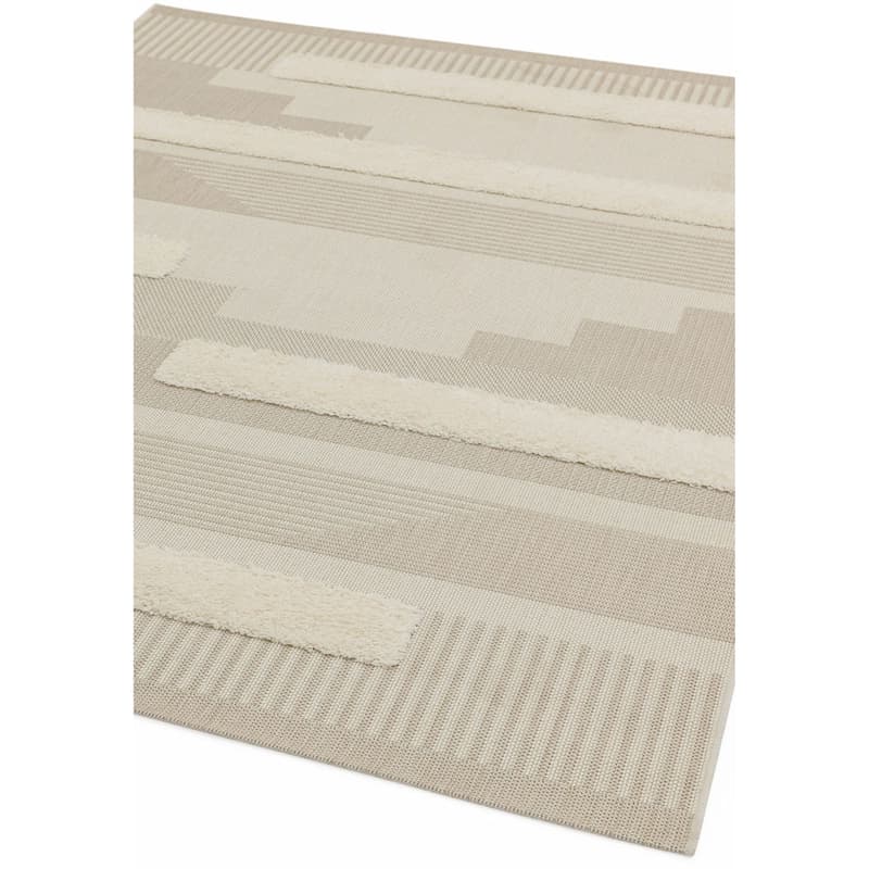 Monty Mn06 Natural Cream Geometric Rug by Attic Rugs
