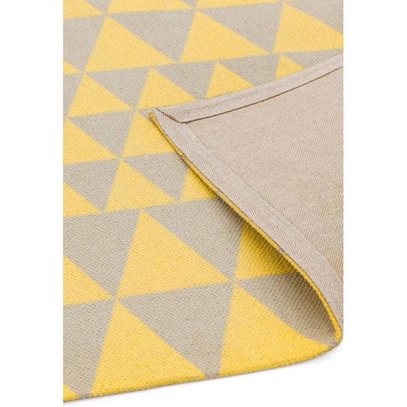 Onix On08 Triangles Yellow Rug by Attic Rugs